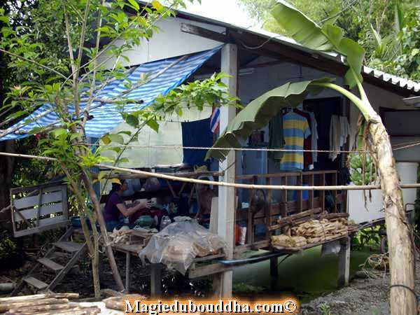 La maison du Vénérable Ajarn sané.